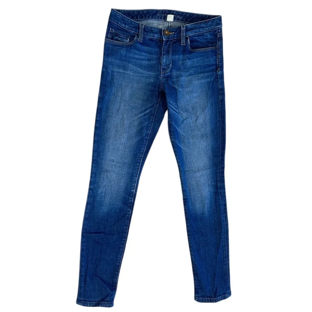 Banana Republic Women’s Skinny Ankle Blue Jeans Size 26R